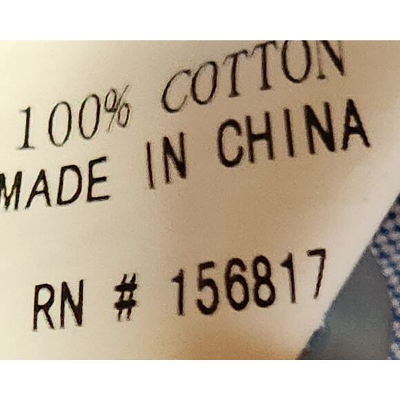 CARROTS By Anwar Carrots Blue Button Down Long Sleeve Arm Logo Shirt -Size Large - Picture 6 of 8